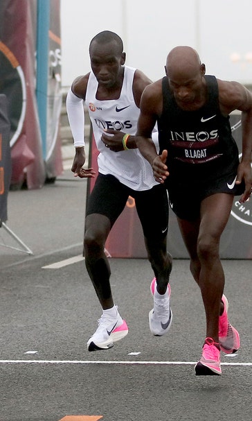 'No human is limited': Kipchoge runs sub-2 hour marathon